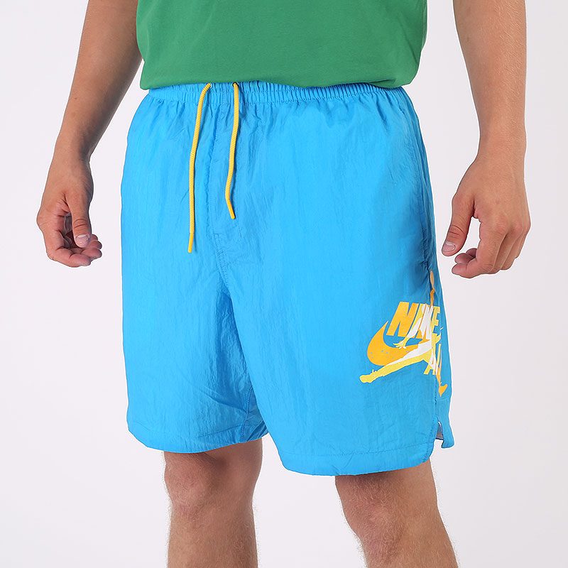 мужские голубые шорты  Jordan Jumpman Poolside Short CZ8522-482 - цена, описание, фото 1